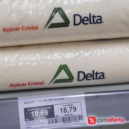 Açúcar Cristal Delta 5kg