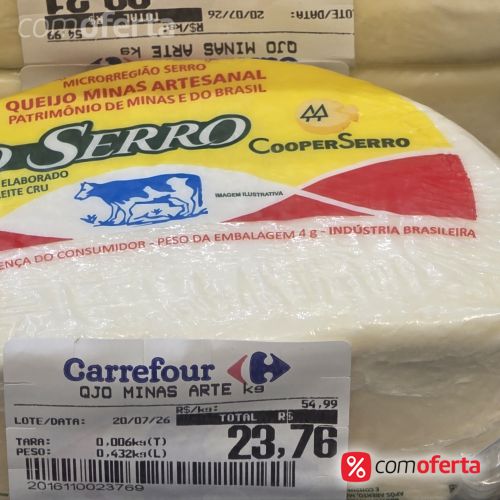 Queijo Minas Padrão - Kg