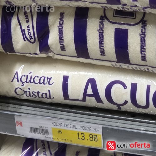 Açúcar Cristal Laçucar 5Kg