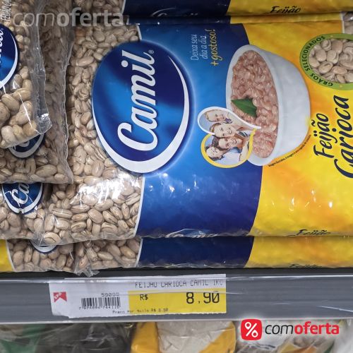 Feijão Carioca Camil 1kg