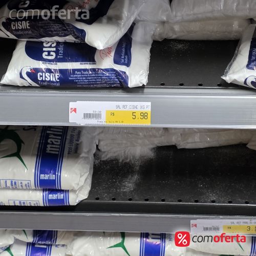 Sal Refinado Cisne 1kg