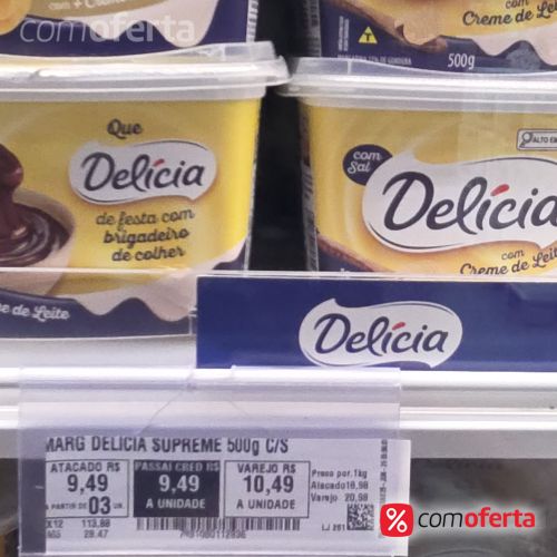 Margarina Delícia 500g
