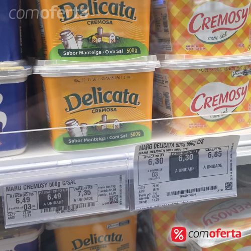 Margarina Cremosy com sal - 500g