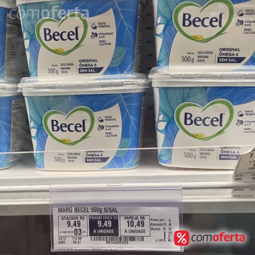 Creme Vegetal Becel com Sal 500g
