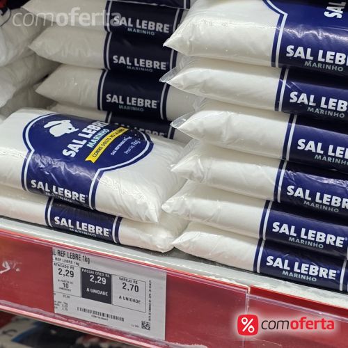 Sal Refinado Lebre - 1Kg