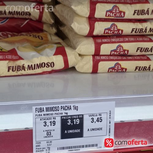 Fubá Mimoso Pachá - 1kg