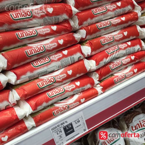 Açúcar Refinado União Pacote 1kg