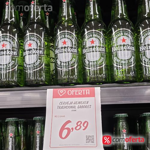 Cerveja Heineken 330ml Long Neck