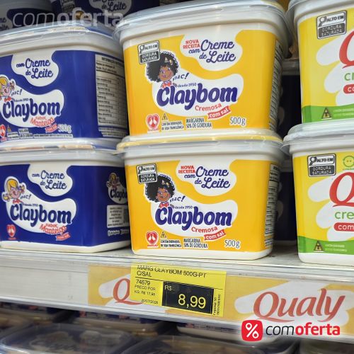 Margarina Claybom Com Sal 500g