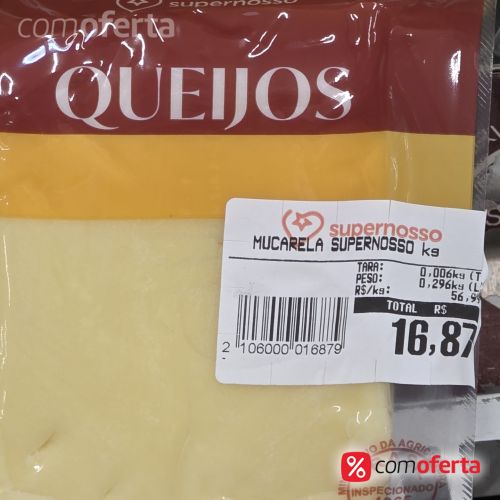 Queijo Mussarela Fatiada Kg