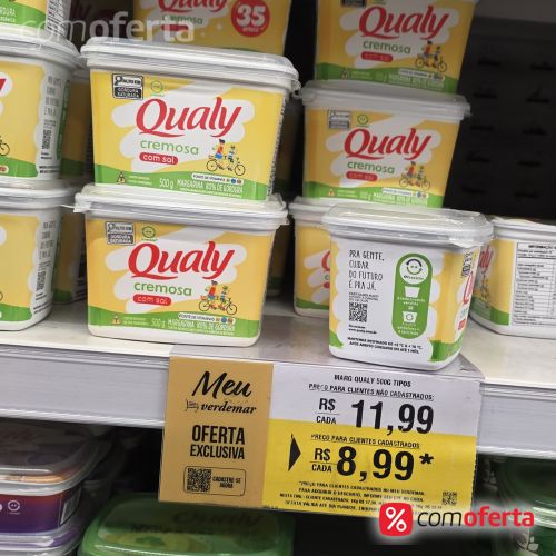 Margarina Qualy Com Sal 500g