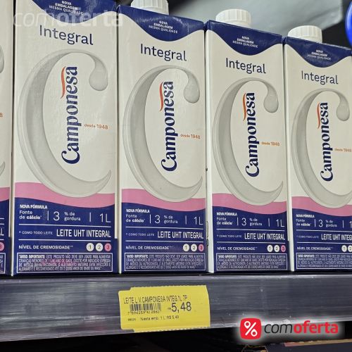 Leite Integral Camponesa 1 litro