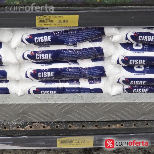 Sal Refinado Cisne 1kg