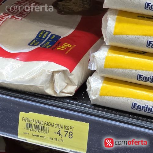 Farinha de Mandioca Pachá Crua 1kg
