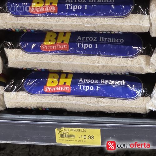 Arroz Branco BH Tipo 1- 5kg