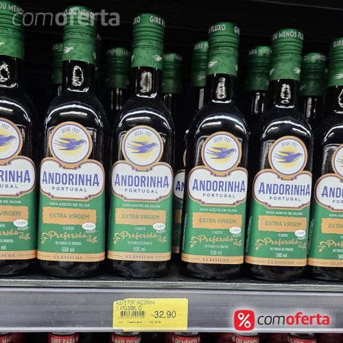 Azeite Português de Oliva Andorinha Extra Virgem 500ml