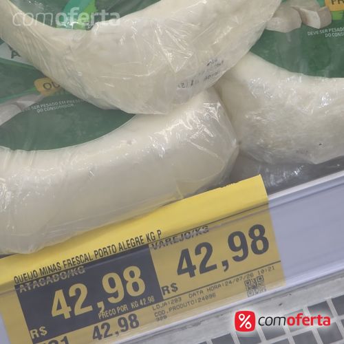 Queijo Minas Frescal Porto Alegre - Kg