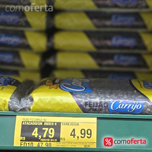 Feijão Preto Carrijo 1kg