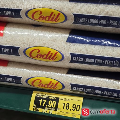 Arroz Branco Codil Plus Tipo 1 - 5kg