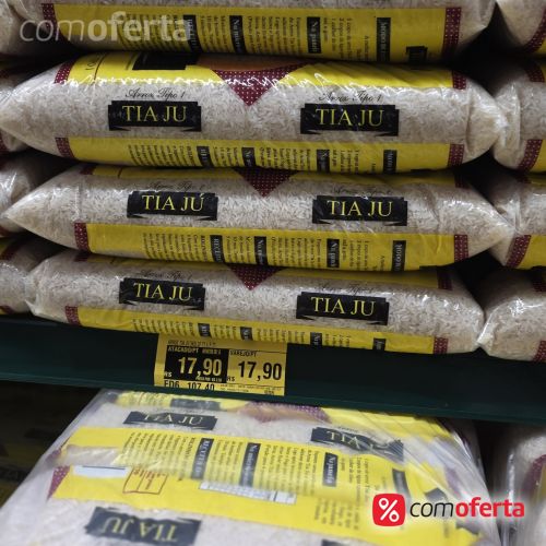 Arroz Branco Tia Jú Tipo 1 - 5kg