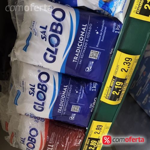 Sal Refinado Globo 1Kg