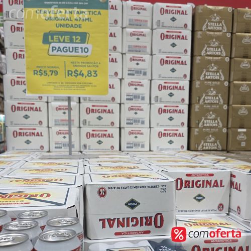 Cerveja Antarctica Original 473ml Latão