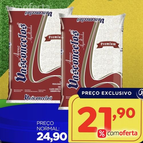 Arroz Branco Vasconcelos Tipo1 - 5Kg