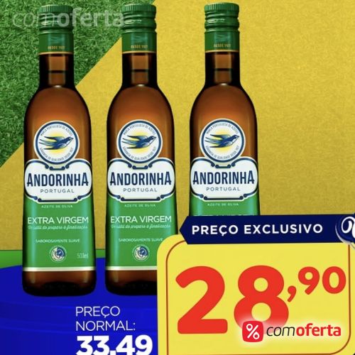 Azeite Português de Oliva Andorinha Extra Virgem 500ml