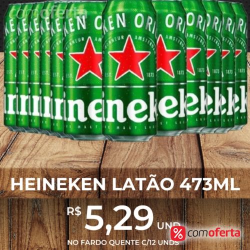Cerveja Heineken 473ml - Latão