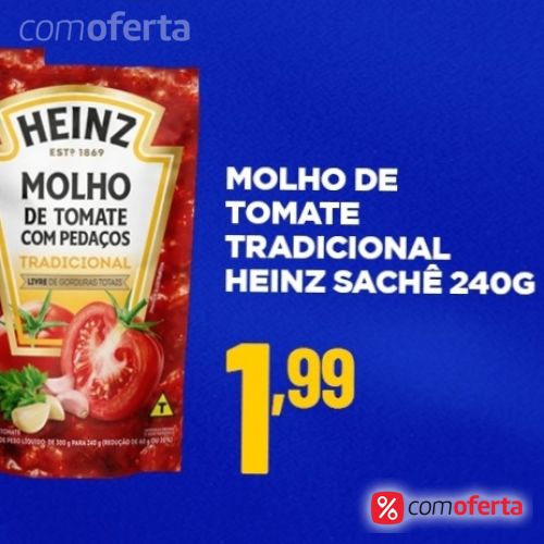 Molho De Tomate Heinz 240g