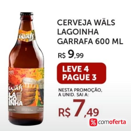 Cerveja Wals Copo Lagoinha 600ml
