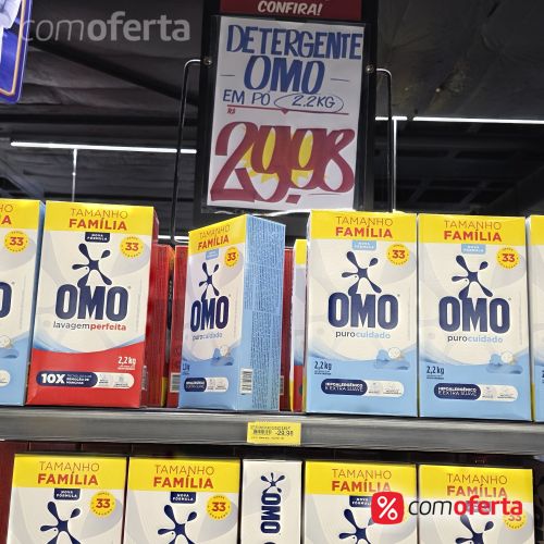 Detergente em Pó Omo Lavagem Perfeita - 2,2 kg