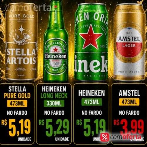 Cerveja Stella Artois Pure Gold 473ml Latão