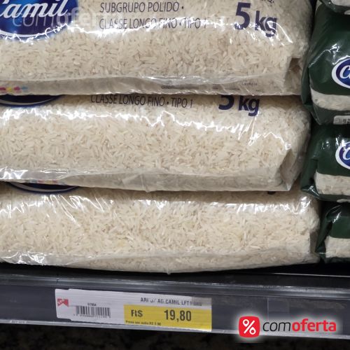 Arroz Branco Camil Tipo 1- 5kg