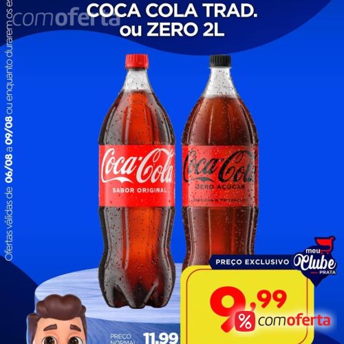 Refrigerante Coca Cola Pet 2 L