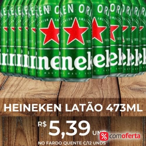 Cerveja Heineken 473ml - Latão