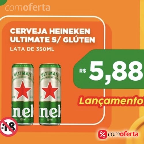 Cerveja Heineken Ultimate sem Glúten 350ml Lata