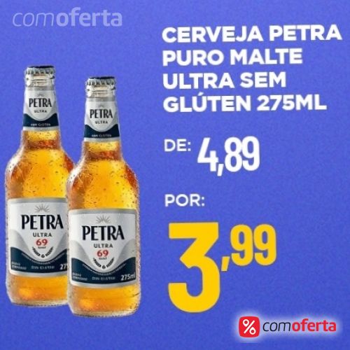 Cerveja Petra Ultra 69k.- 275ml