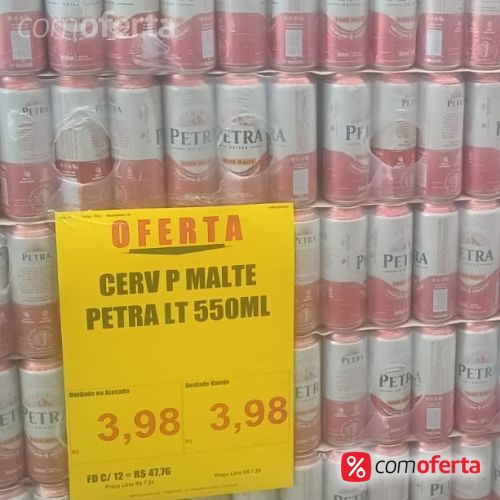 Cerveja Petra Origem Puro Malte 550ml - Mega Latão