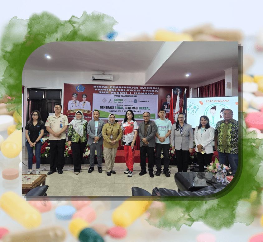 Celebrating World Pharmacist Day, PT Bintang Toedjoe Through Komix Herbal Brand Provides Herbal Education to Students in Manado