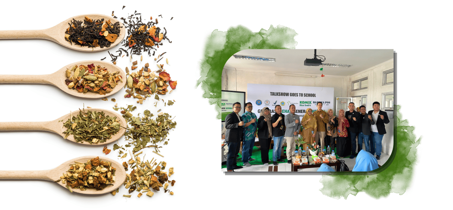 Present in Pangkalpinang, Komix Herbal Invites Vocational School of Pharmacy SMKN 5 to Learn about Herbs