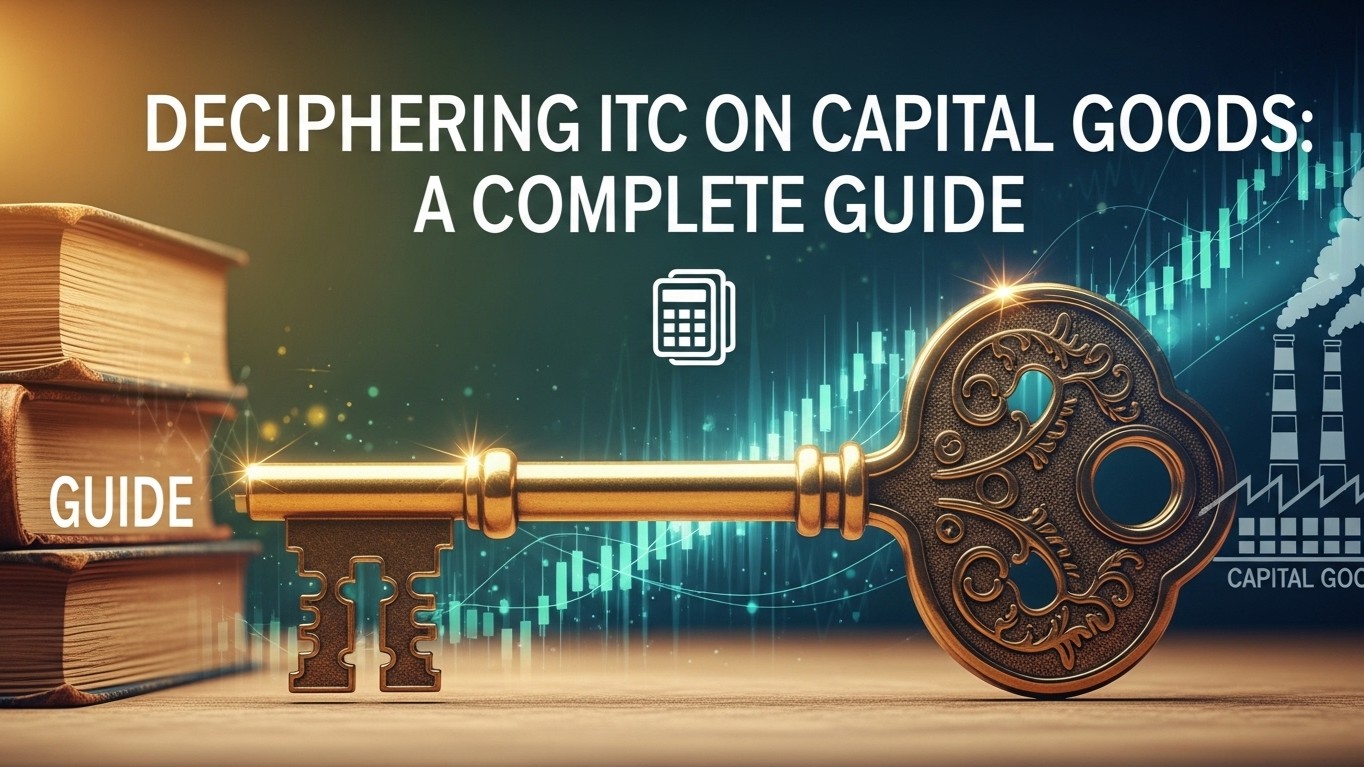 Deciphering ITC on Capital Goods: A Complete Guide