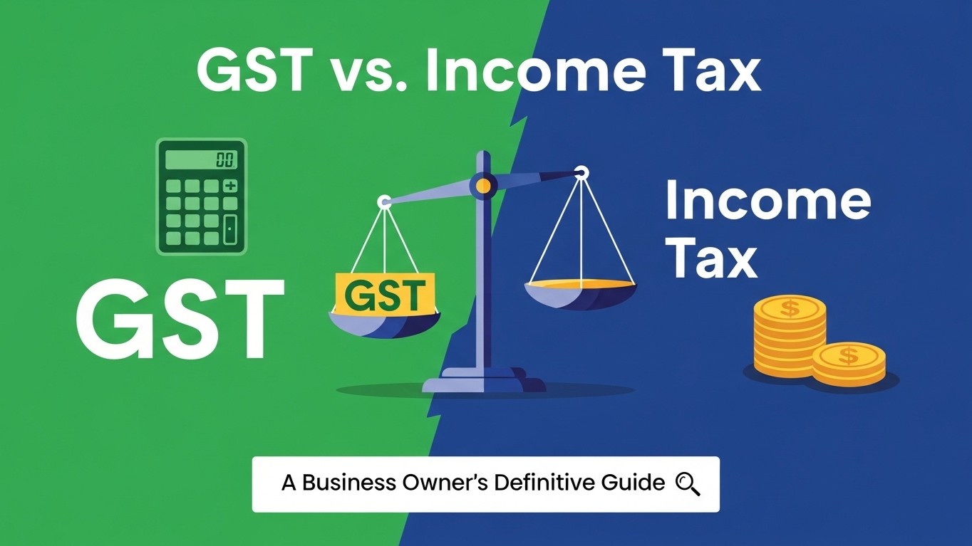 GST vs. Income Tax: A Business Owner's Definitive Guide