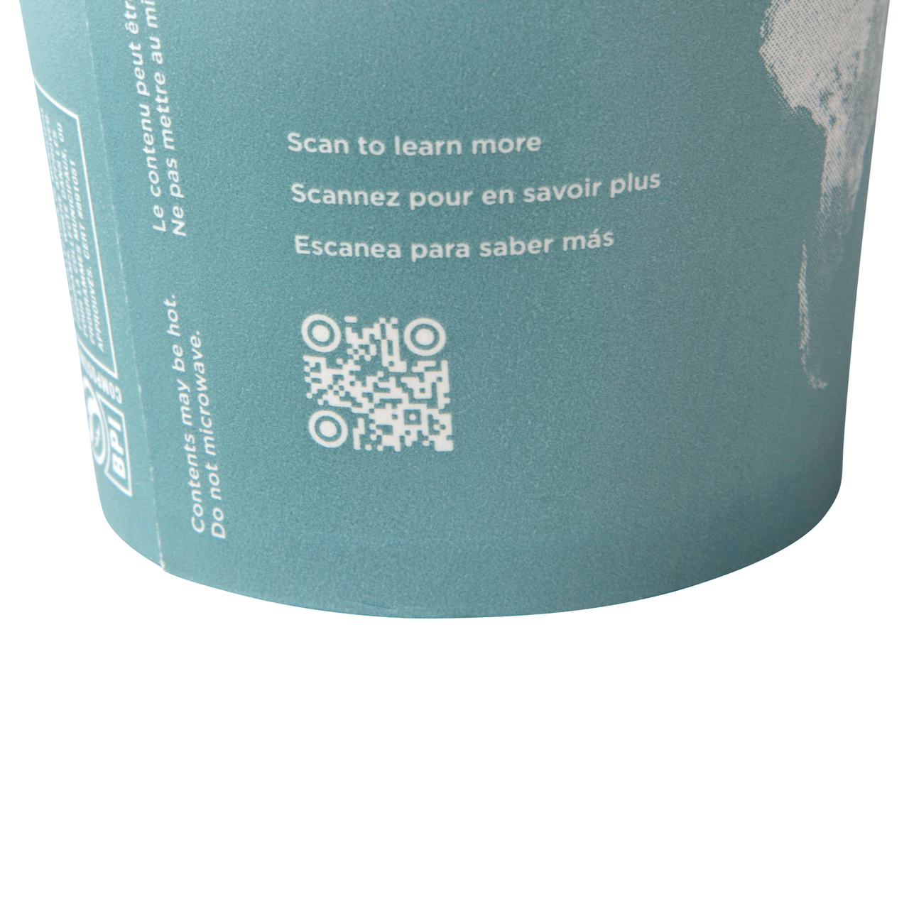 World Art Renewable & Compostable Hot Cups - 12 oz. — view 3