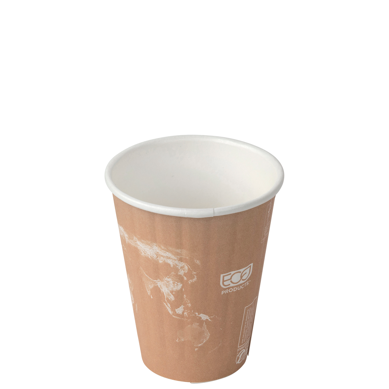 World Art Renewable & Compostable Insulated Hot Cups -8oz. — view 3