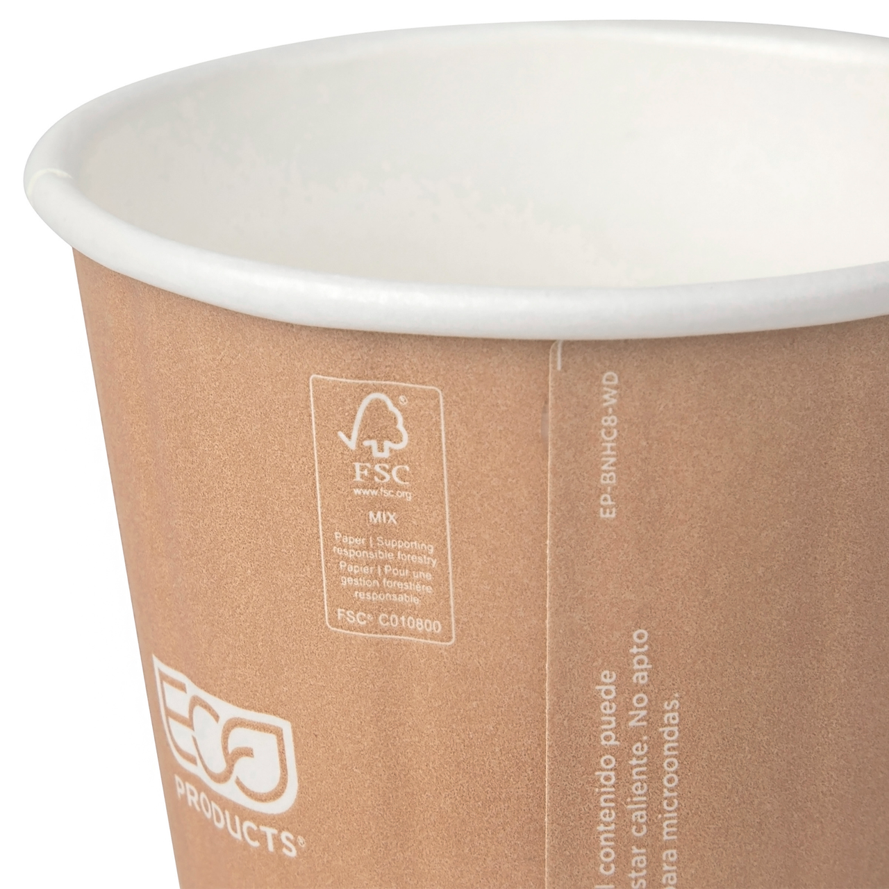 World Art Renewable & Compostable Insulated Hot Cups -8oz. — view 5