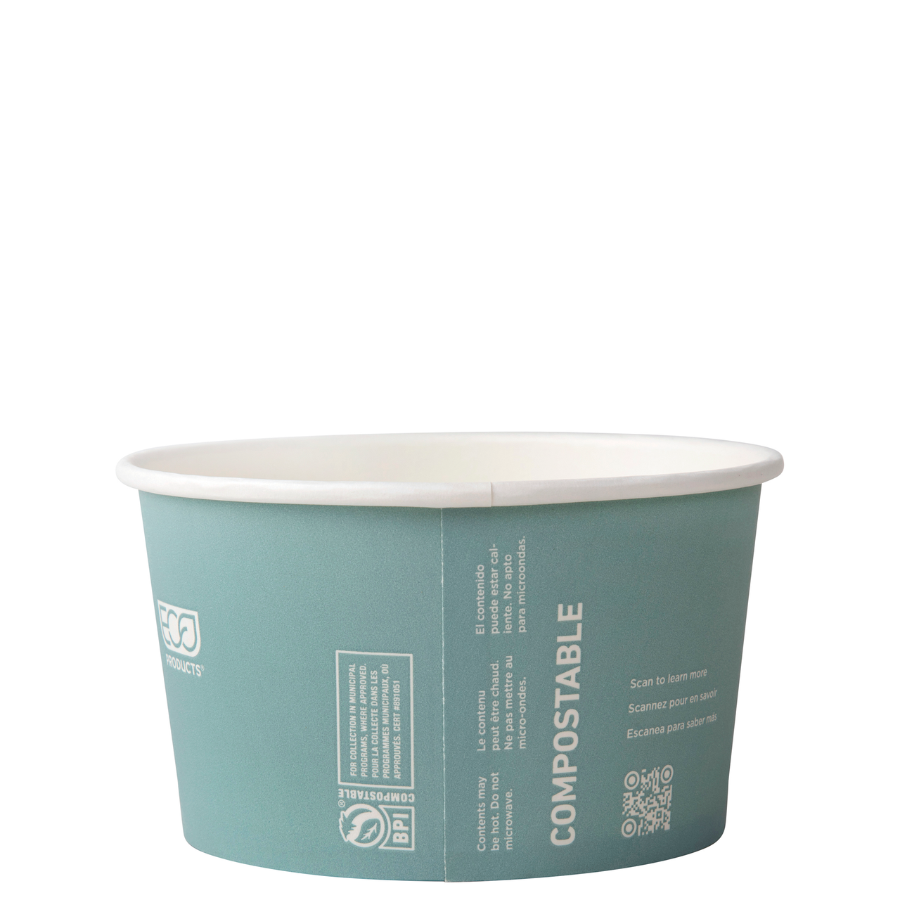 World Art Renewable & Compostable Food Container - 12oz. — view 2