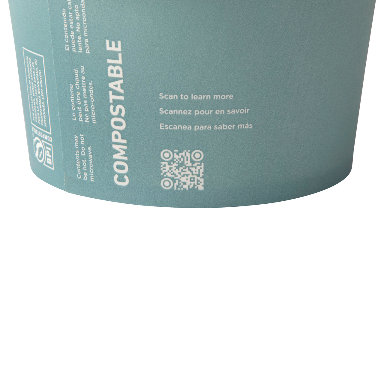 World Art Renewable & Compostable Food Container - 12oz. — view 3