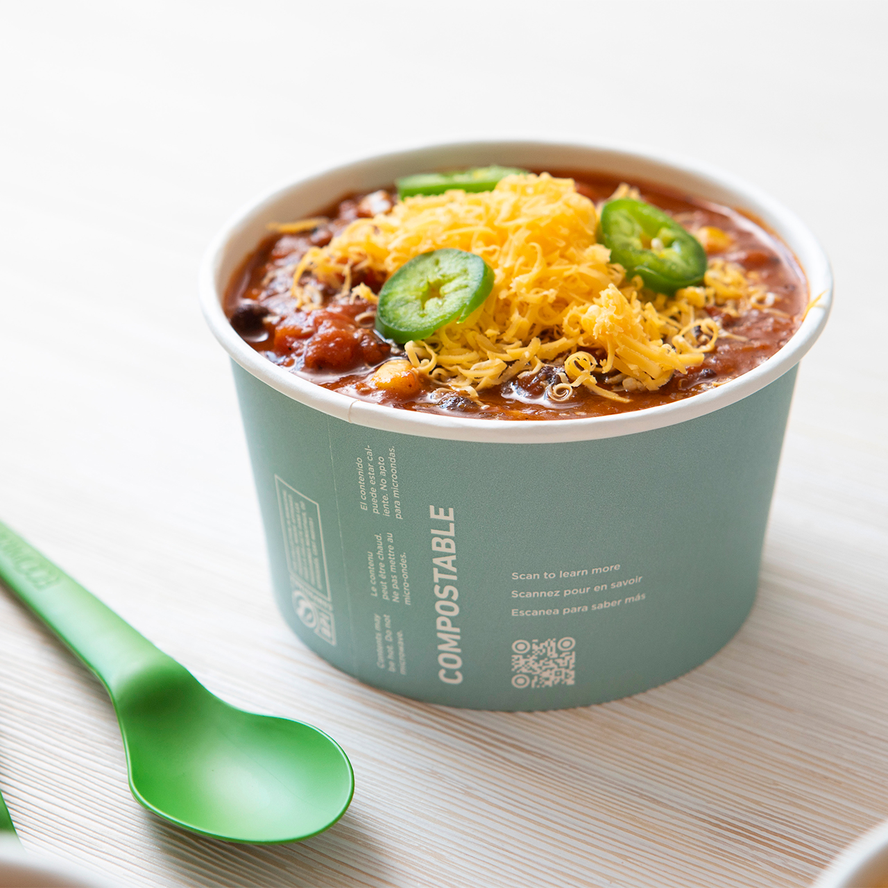 World Art Renewable & Compostable Food Container - 12oz. — view 5
