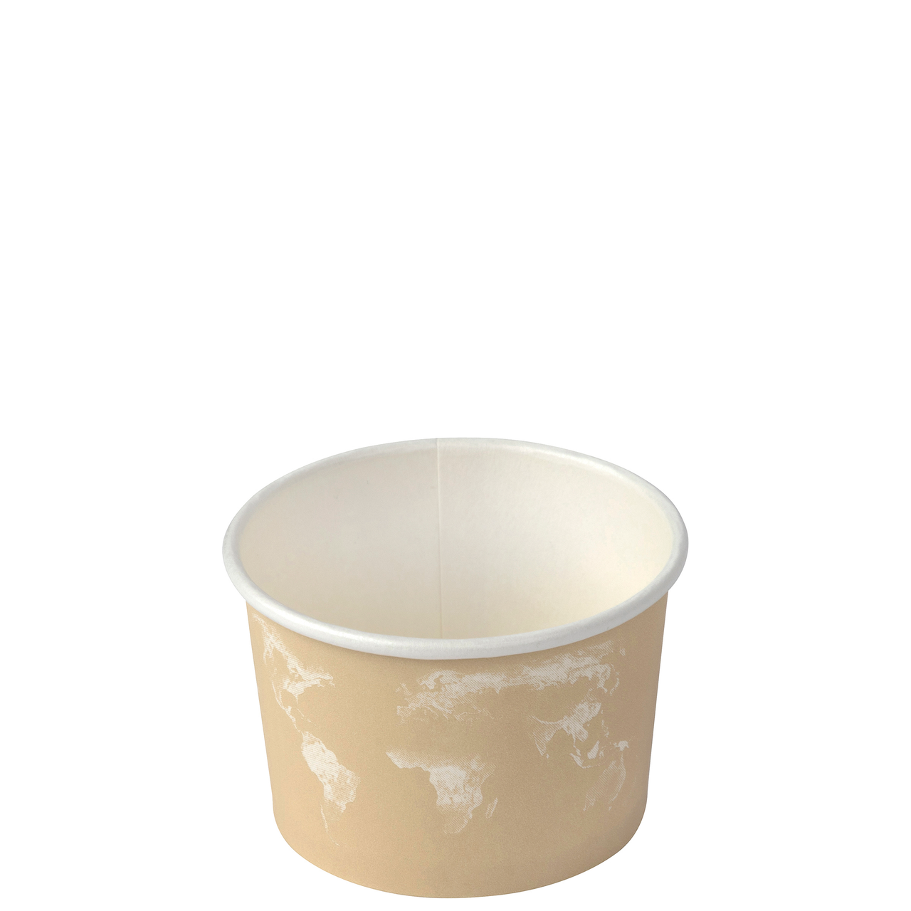World Art Renewable & Compostable Paper Food Container - 4oz. — view 3